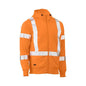 Jumper X Taped Hi-Vis Zip Front Fleece Rail Bisley 2XL Orange BK6819XT BVOR 40021962 BK6819XT BVOR2XL