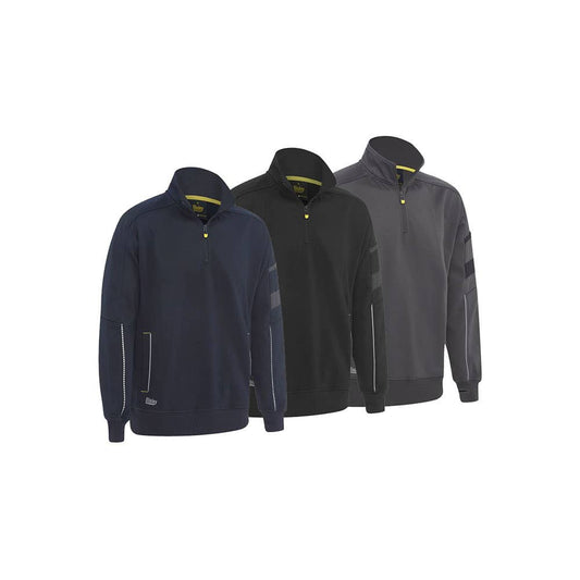BK6924 1/4 Zip Fleece Pullover with Sherpa Lining BK6924
