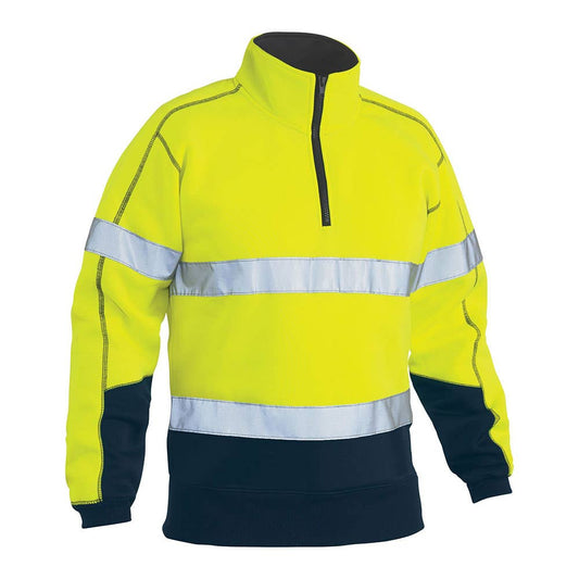BK6989T Hi-Vis 1/4 Zip Taped Jumper Iplex BK6989TIPL