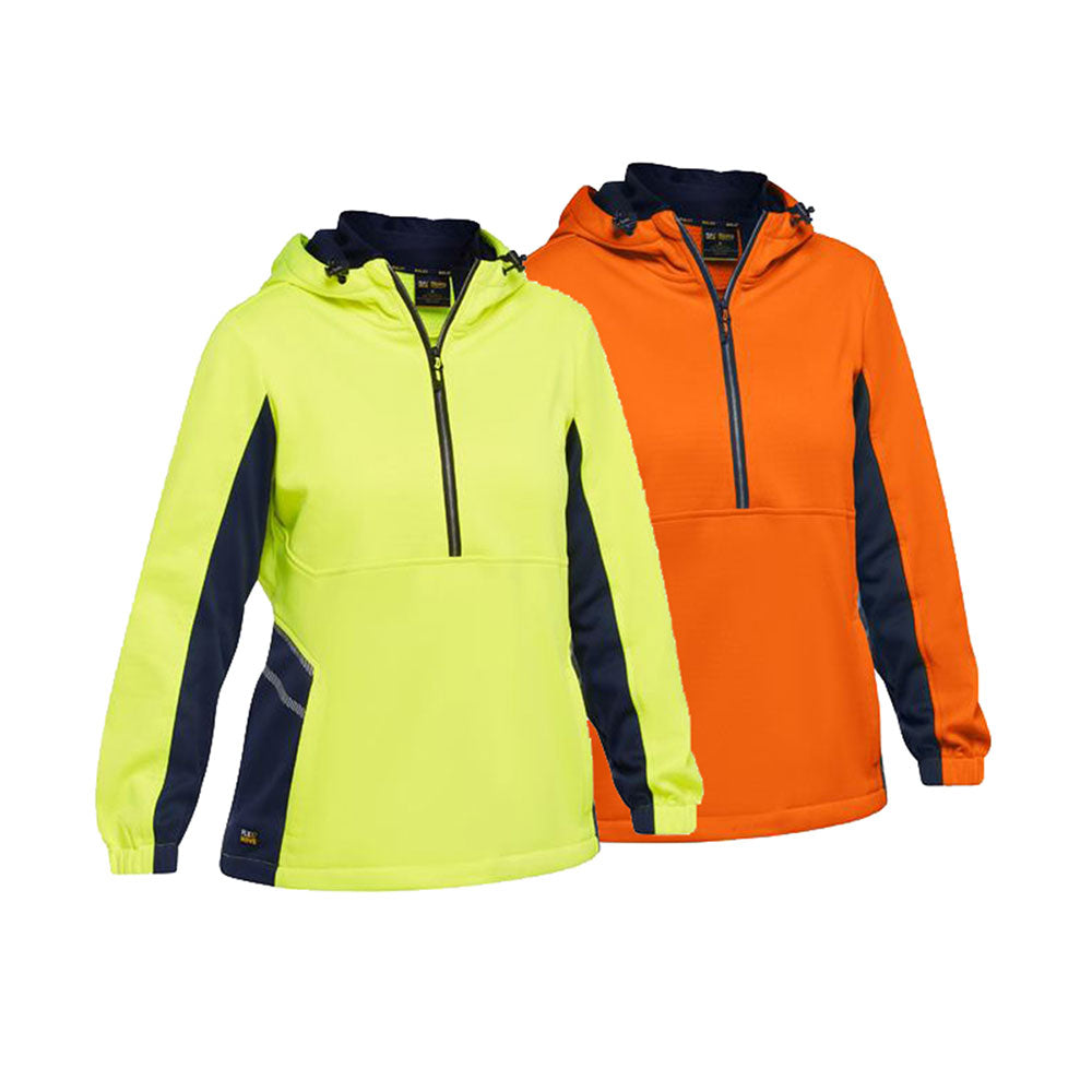 BKL6571 Women's Hi-Vis Liquid Repellent Fleece Hoodie 320gsm _BKL6571