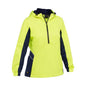 BKL6571 Women's Hi-Vis Liquid Repellent Fleece Hoodie Yellow/Navy 10_40048305_BKL6571_TT0410