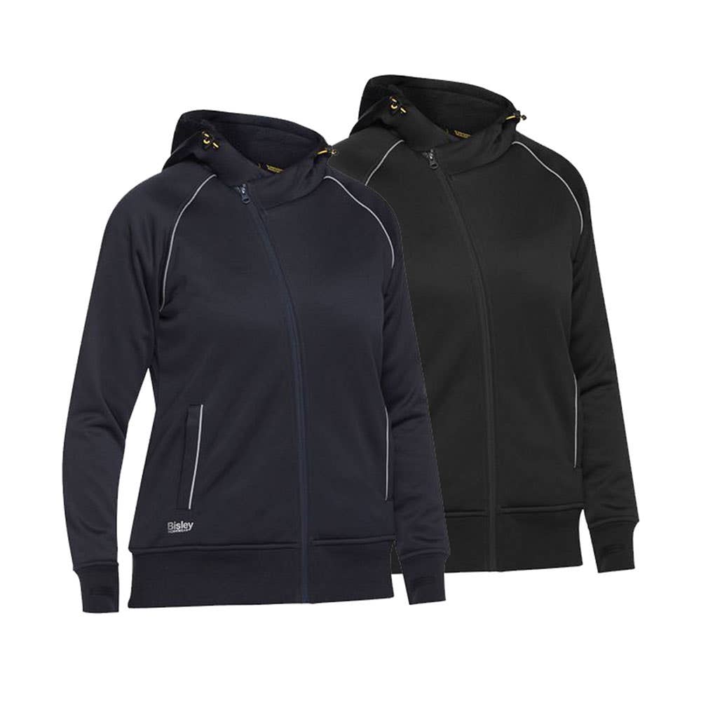 BKL6925 Women's Zip Front Fleece Hoodie 300gsm BKL6925