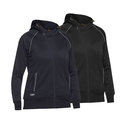BKL6925 Women's Zip Front Fleece Hoodie 300gsm BKL6925