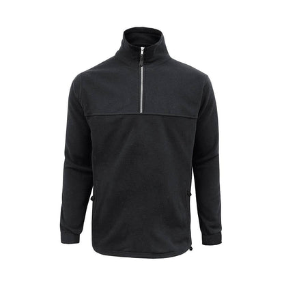 Fleece Mens 1/2 Zip Winter 2XL Black 40026324 PF380-BLK-2XL