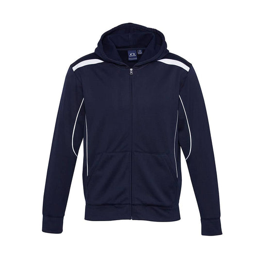 Jacket Hoodie Kids Polyester Fleece United Navy/White 16 Biz 273269 SW310K-NAV/WHT-16