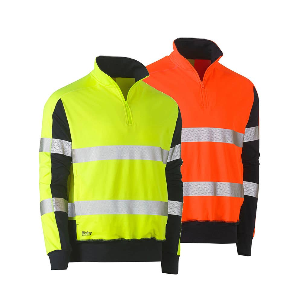 BK6817T Hi-Vis Stretch Fleece Taped Pullover 250gsm BK6817T