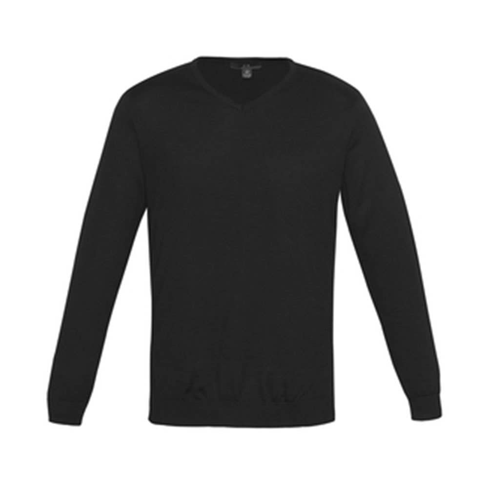Jumper Pullover Pre-Shrunk Wool Blend Milano Black 2XL Biz BAE Logo 50106201 BAE WP417M-BLK-2XL