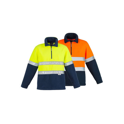 ZT461 Hi-Vis Closed Front Taped Fleecy Jumper 390gsm_ZT461