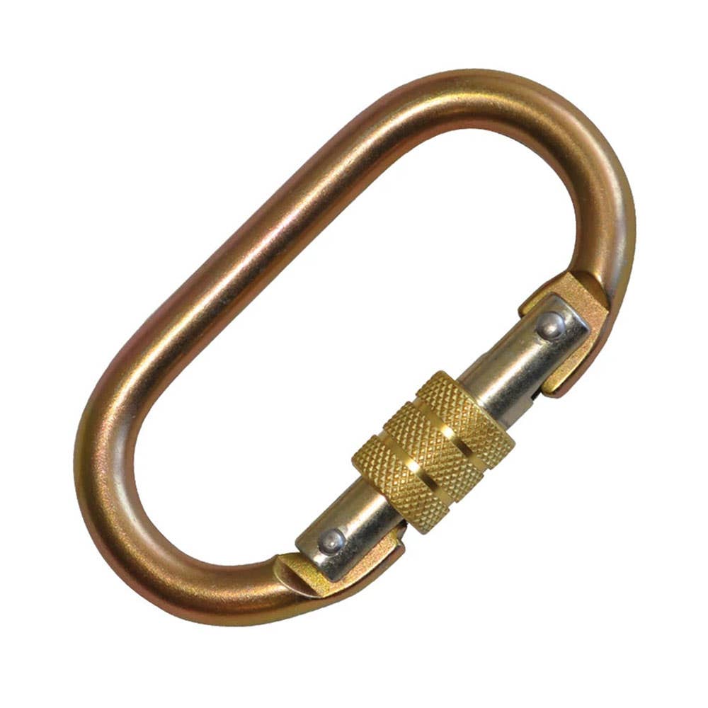 Screw Gate Oval Steel Karabiner 40039752 FS14127