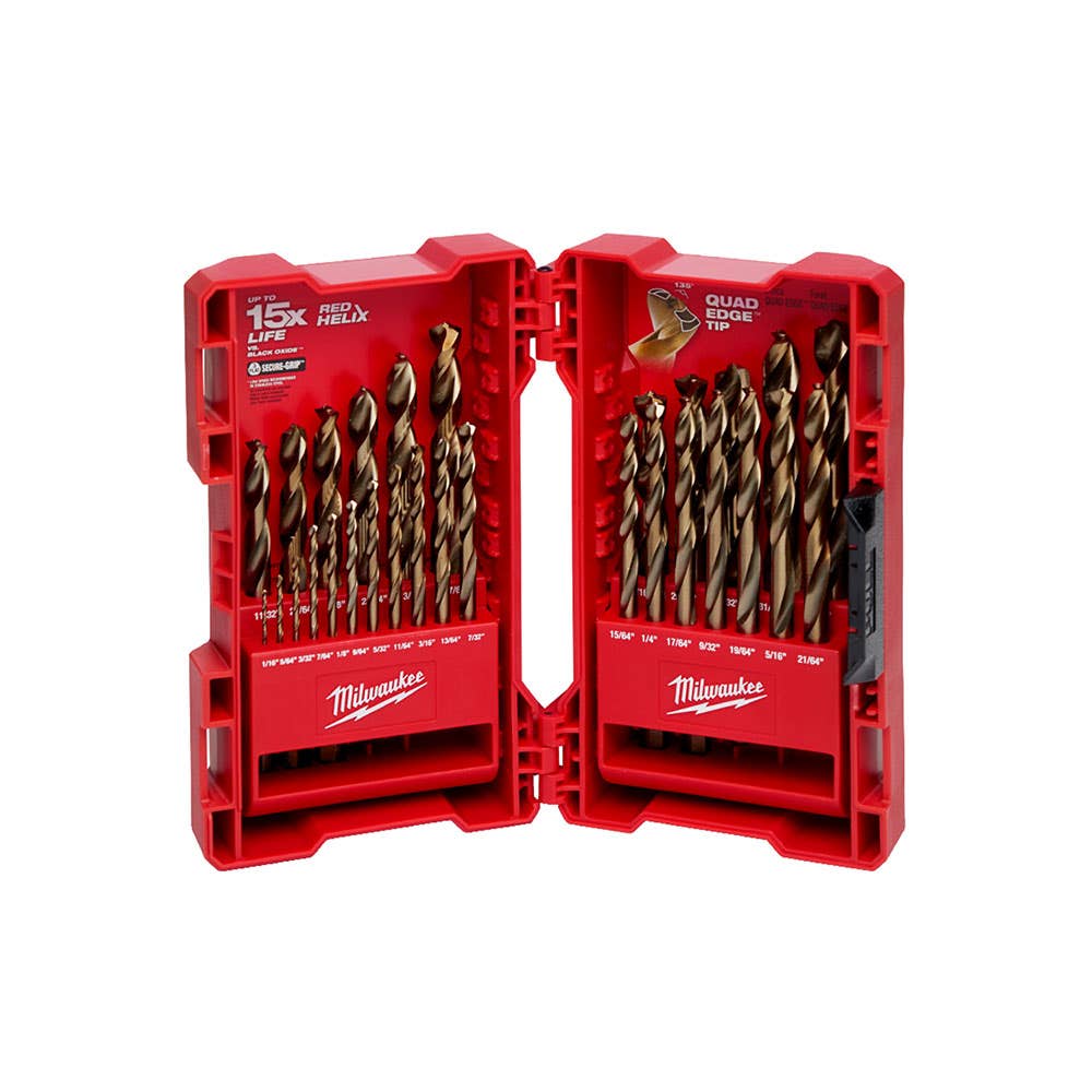 Red Helix 29pce Imperial Drill Bit Kit 504727 48892341