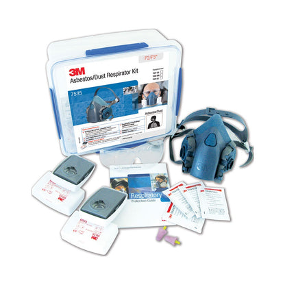 7535 Asbestos & Dust Half Face Respirator Kit Small_40013348_7012866966