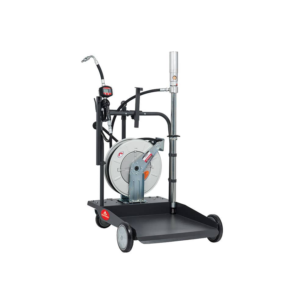 EL Series Oil Transfer Kit with Meter, Hose Reel & Trolley 205L 40013040 O30070
