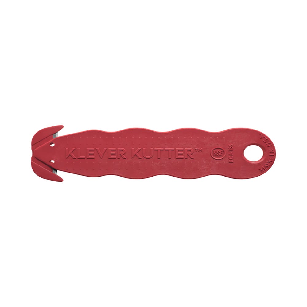 Klever Kutter NSF Food Safe Safety Cutter Red 40068160 KLEVER KUTTER NSF RED