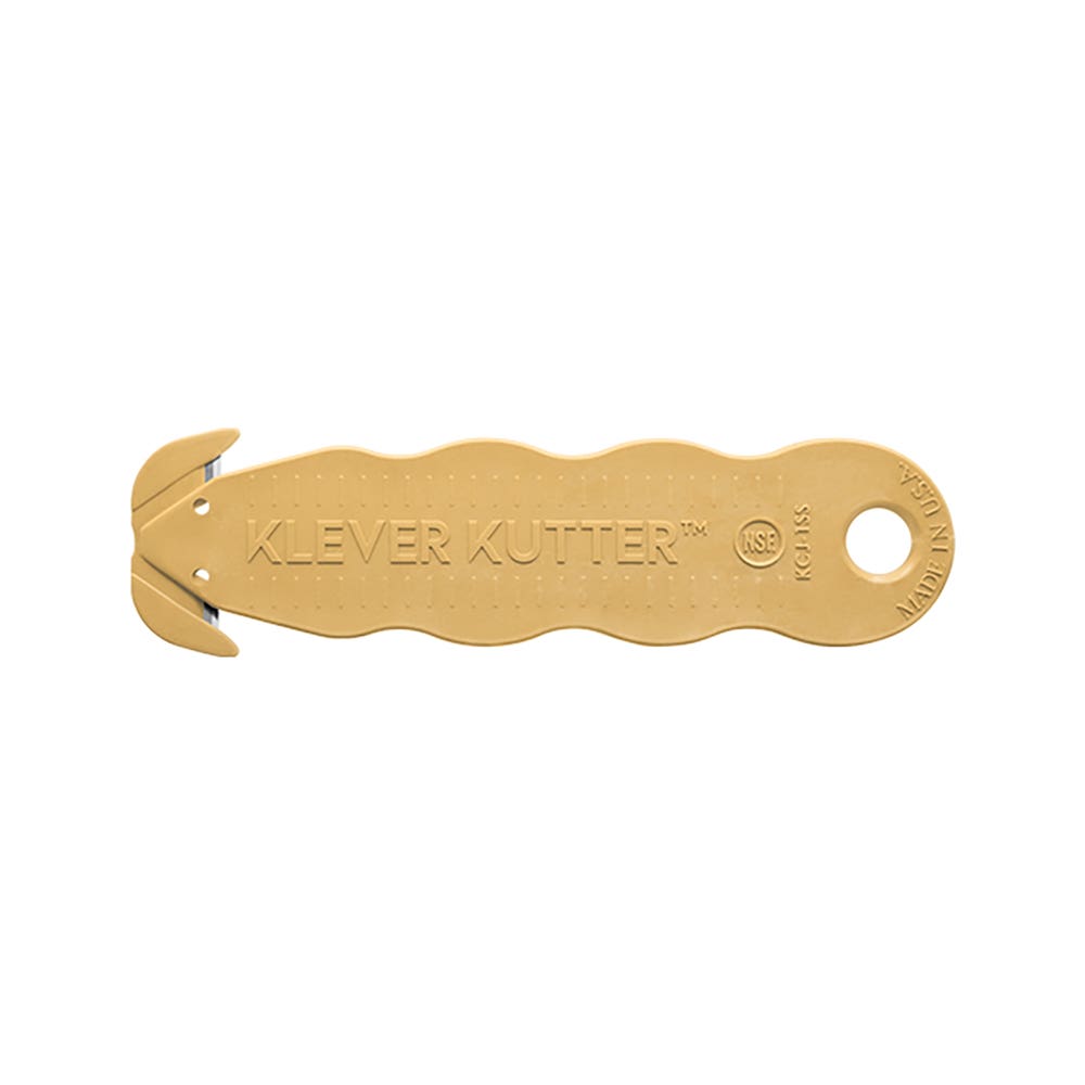 Klever Kutter NSF Food Safe Safety Cutter Yellow 40068162 KLEVER KUTTER NSF YELLOW