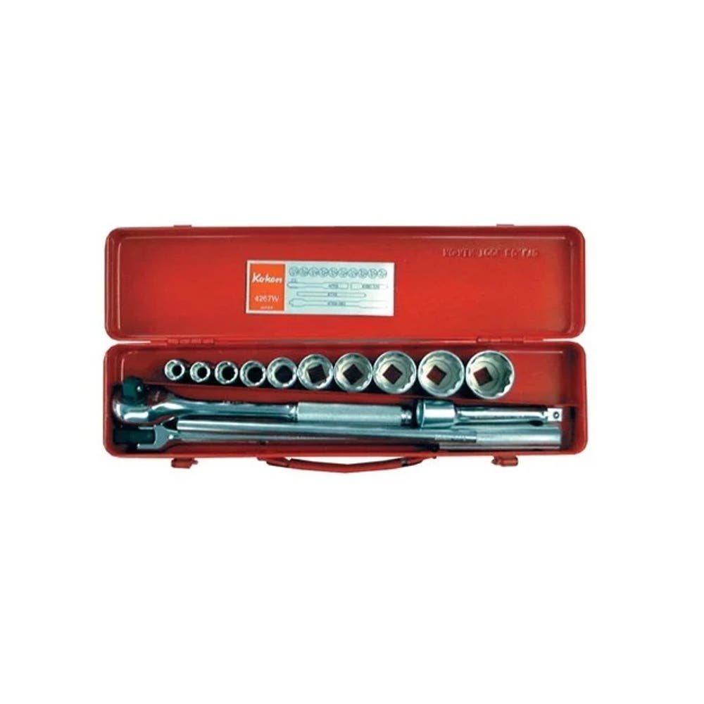 Socket Set 1/2Dr Whitworth 1/8-11/16W 14Pc Ko-Ken_40052984_KO4267W