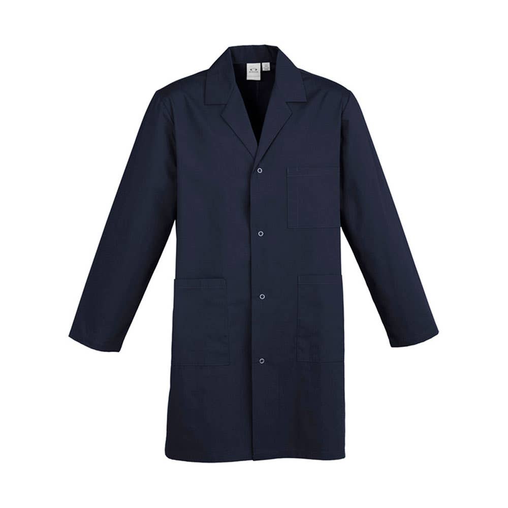 Coat Lab Poly Cotton Classic Navy XL Biz 483395 H132ML-NAV-XL