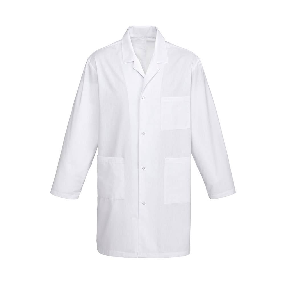 Coat Lab Poly Cotton Classic White Large Biz 423508 H132ML-WHT-L