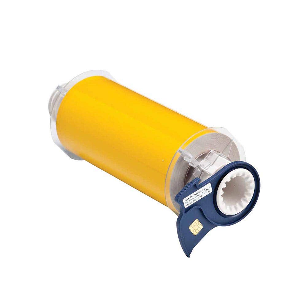 Labels Indoor/Outdoor Reflective Gloss BBP85 175mm X 10m Yellow 40024452 51585