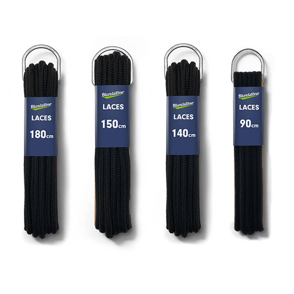 Shoe Laces Flat Polyester Black LCS002