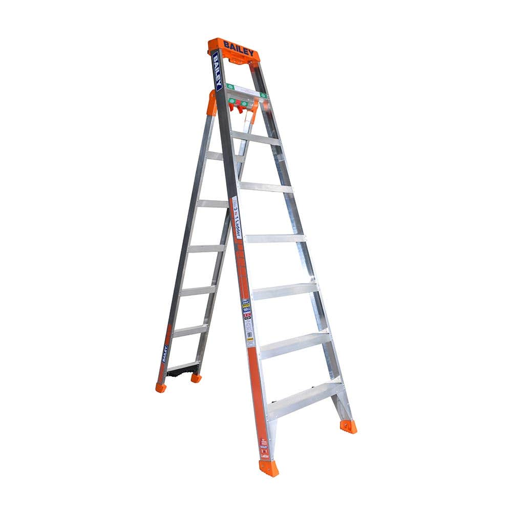 Aluminium 3-in-1 Step Ladder 2.4 - 4.1m 150kg_40017434_FS13864_NLA