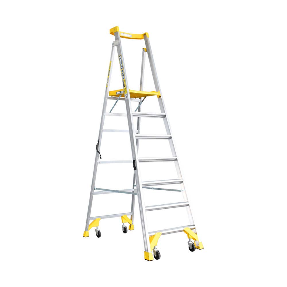 P170 Job Station Aluminium Platform Step Ladder 2m 170kg 32000146 FS13542