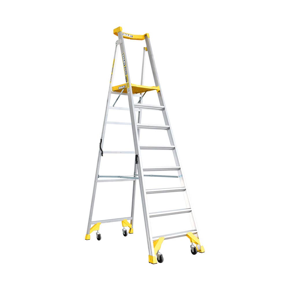P170 Job Station Aluminium Platform Step Ladder 2.3m 170kg 32000147 FS13543