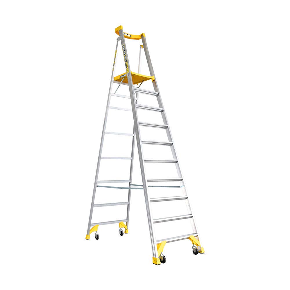 P170 Job Station Aluminium Platform Step Ladder 2.9m 170kg 32000148 FS13544