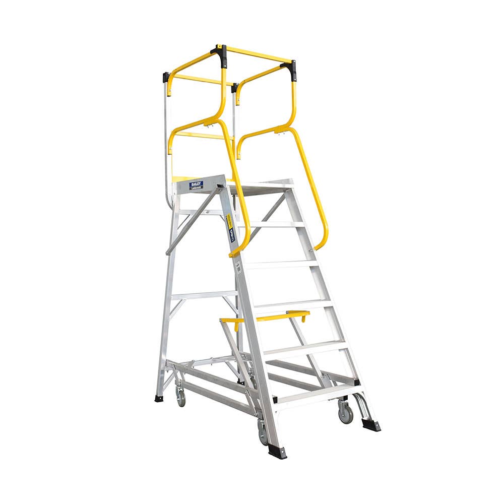 Aluminium Access Platform Ladder 1.7m 170kg – ATOM