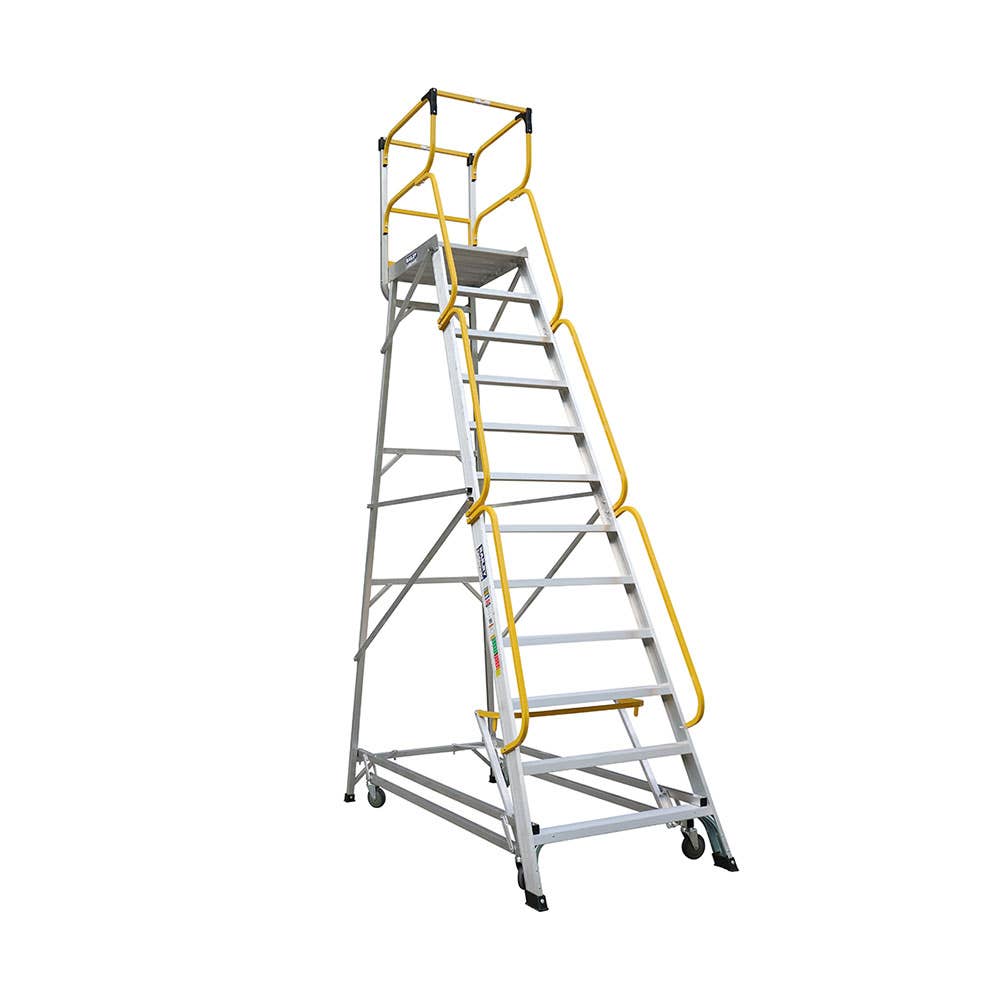 Aluminium Access Platform Ladder 3.31m 200kg 216041 FS13598