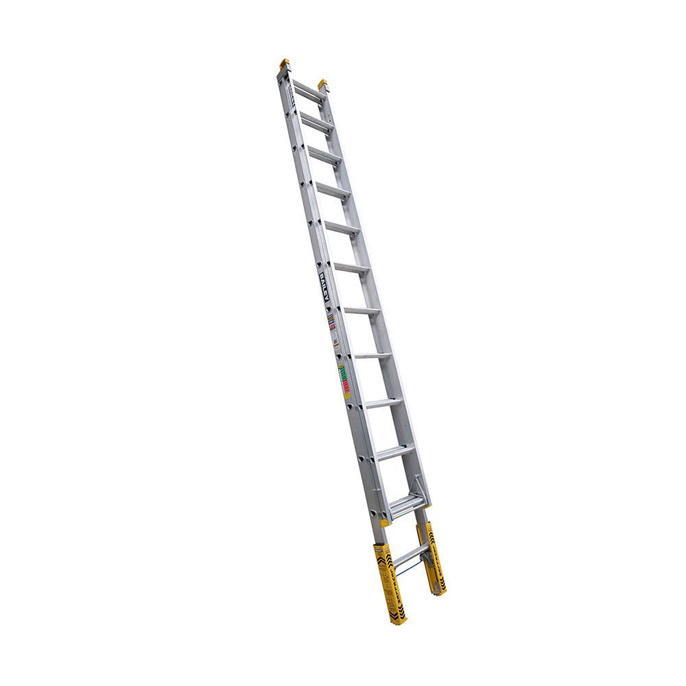 Pro Punchlock&reg; Aluminium Extension Ladder 12 Steps with Levellers 3.7 - 6.2m 150kg 40024646 FS13906