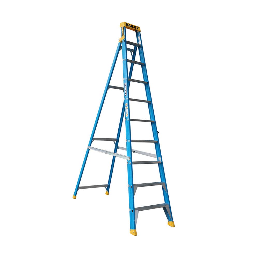 Ladder Step Single Sided Fibreglass 3.0m 10ft 150kg RFSS10 Bailey 88896308 FS13975