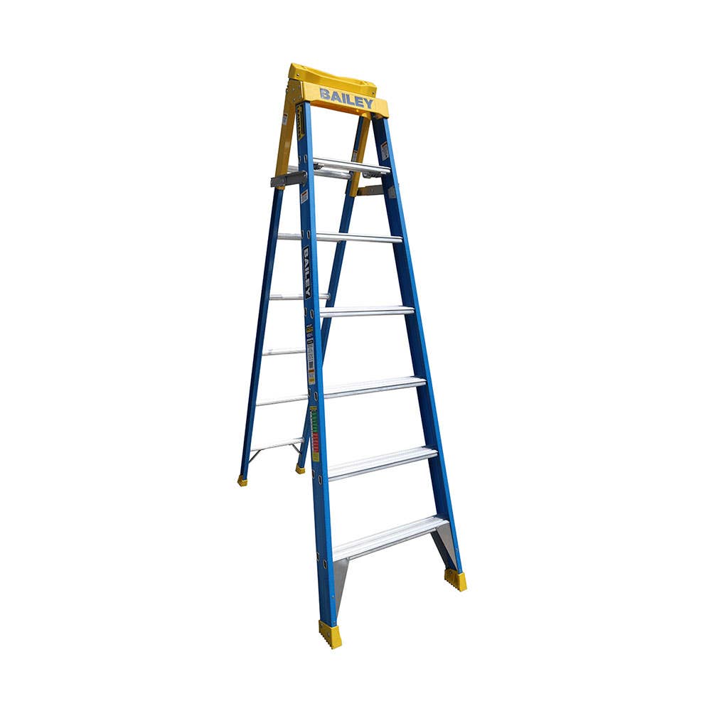 Pro Punchlock&reg; Fibreglass Step/Extension Ladder 7 Step 2.09 - 3.73m 150kg 91138037 FS13986