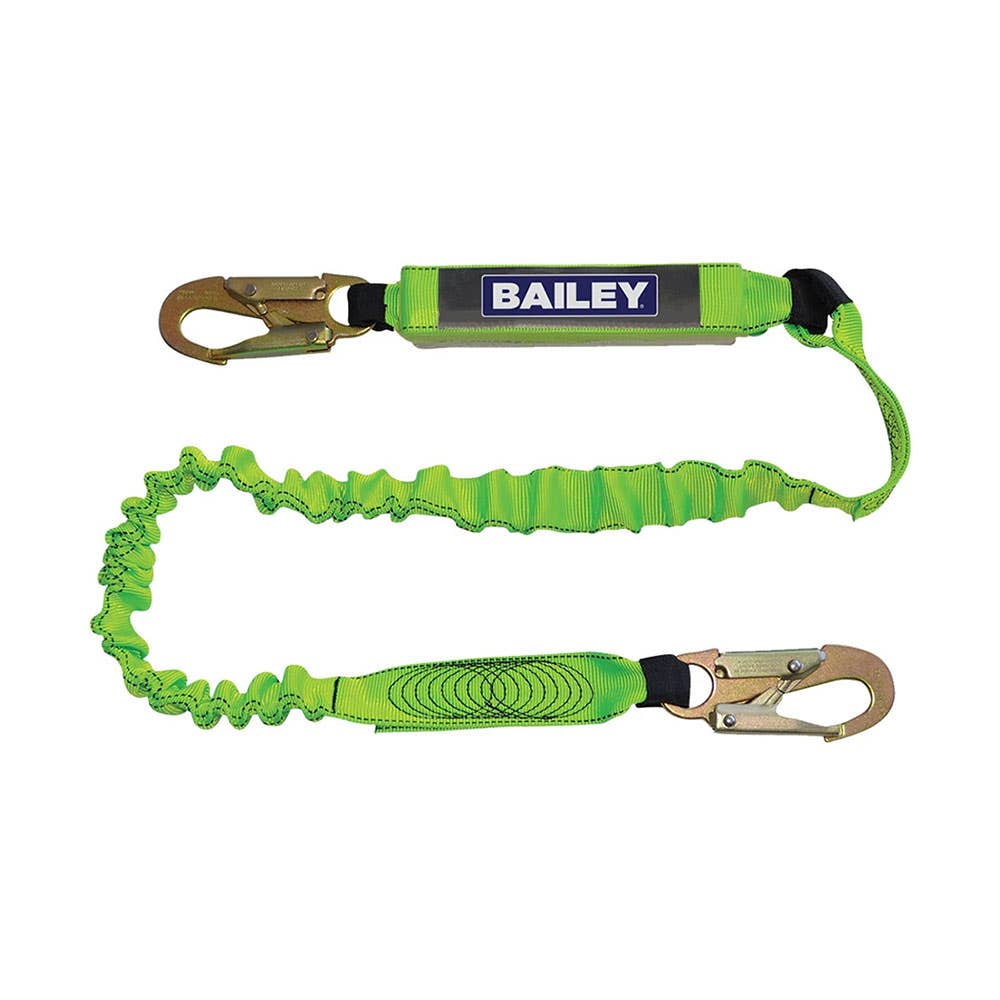 Energy Absorbing Elasticated Lanyard With Snap Hooks 2m 40039748 FS14119