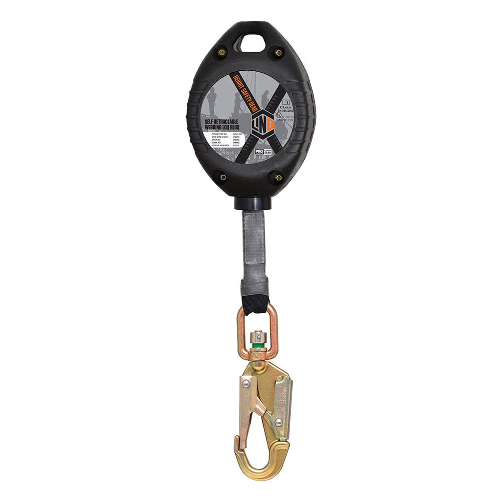Loq-Bloq Self-Retracting Webbing Lanyard 3.5m 242020 IRRWL350