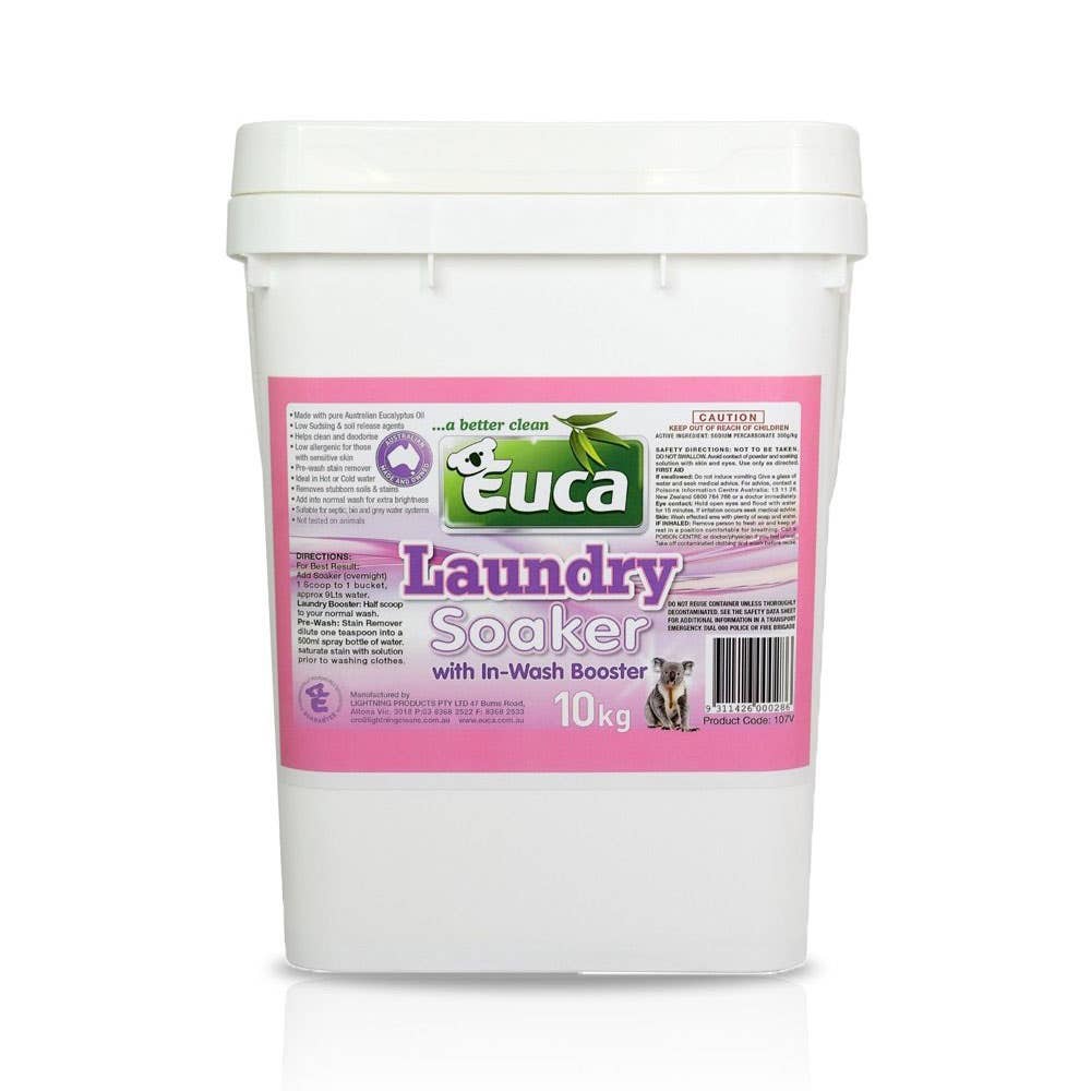 Bleach Powder Super Soaker Laundry 10kg Euca 90408023 107V