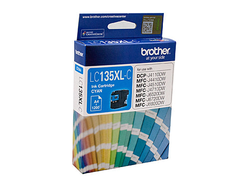 Brother LC-135XLC OEM Ink Cartridge Cyan_1017438_LC-135XLC