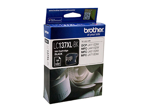 Brother Lc-137Xlbk Oem Ink Cartridge High Yield Black_40322801_B137XLB