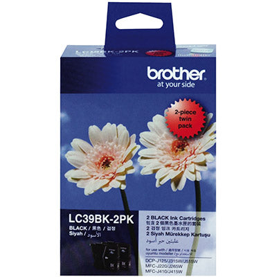Brother LC-39BK-2Pk OEM Ink Cartridge Twin Pack Black_1017704_LC-39BK-2PK