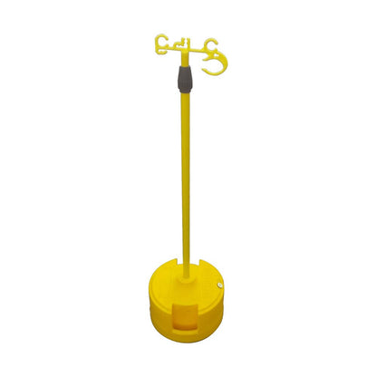SafeHook Plastic & Fibreglass Non-Conductive Lead Stand Yellow 40035543 ASB-LS