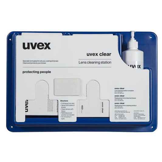 uvex Wall Mountable Lens Cleaning Station 1239001 1007