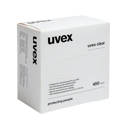 uvex Lens Cleaning Tissues Refill Pk 450 1239002 1008