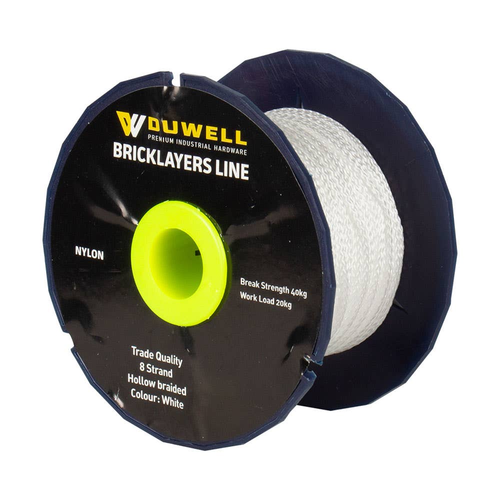 Bricklayers Nylon Line White 100m 91118034 BL100W