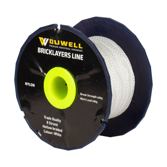Bricklayers Nylon Line White 100m 91118034 BL100W