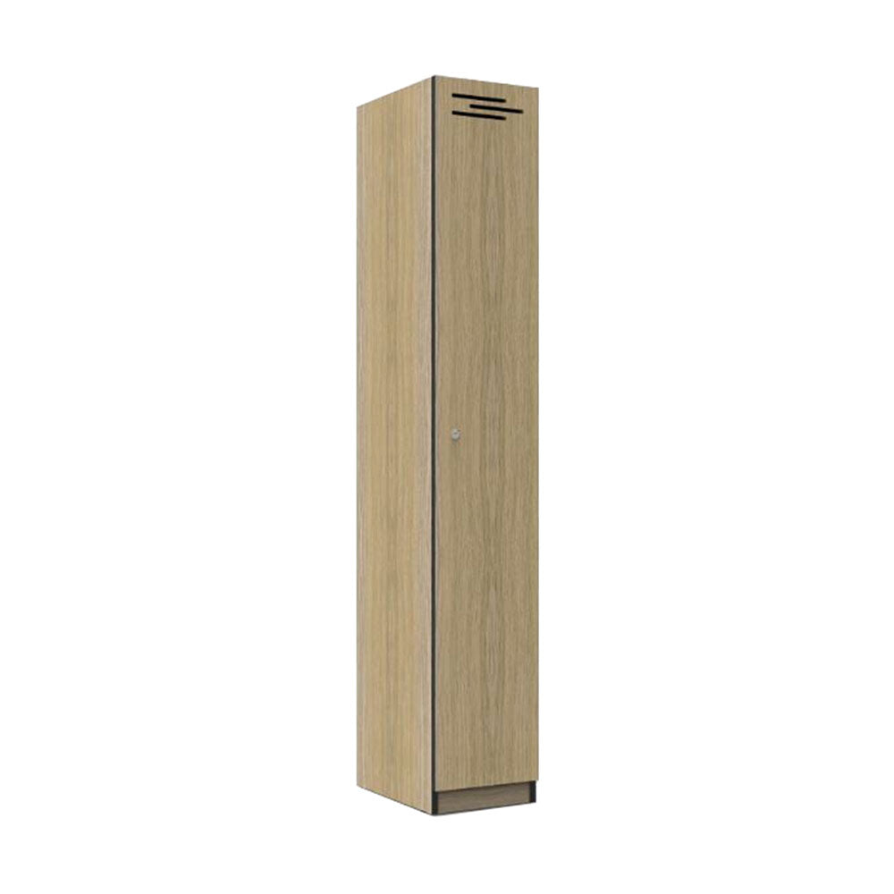1 Door Melamine Locker Natural Oak 1,850 x 305 x 455mm_40045053_WRML-305/1 / NO
