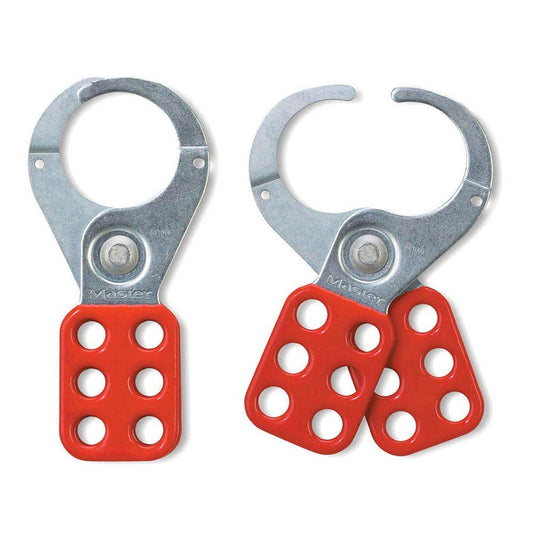 Steel Safety Lockout Hasp With Vinyl Coat 6 Lock 38mm 91010018 0421