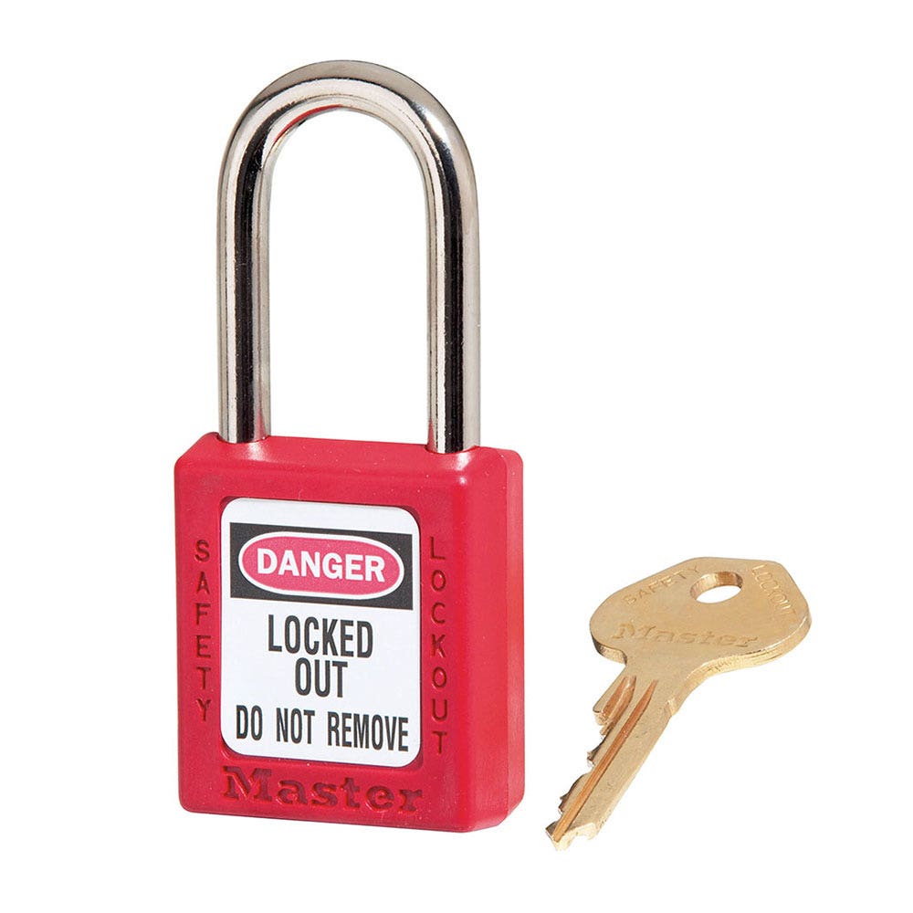 Padlock Lockout 0410 Zenex 38/44mm Red KA PK30 198836 0410REDKA30