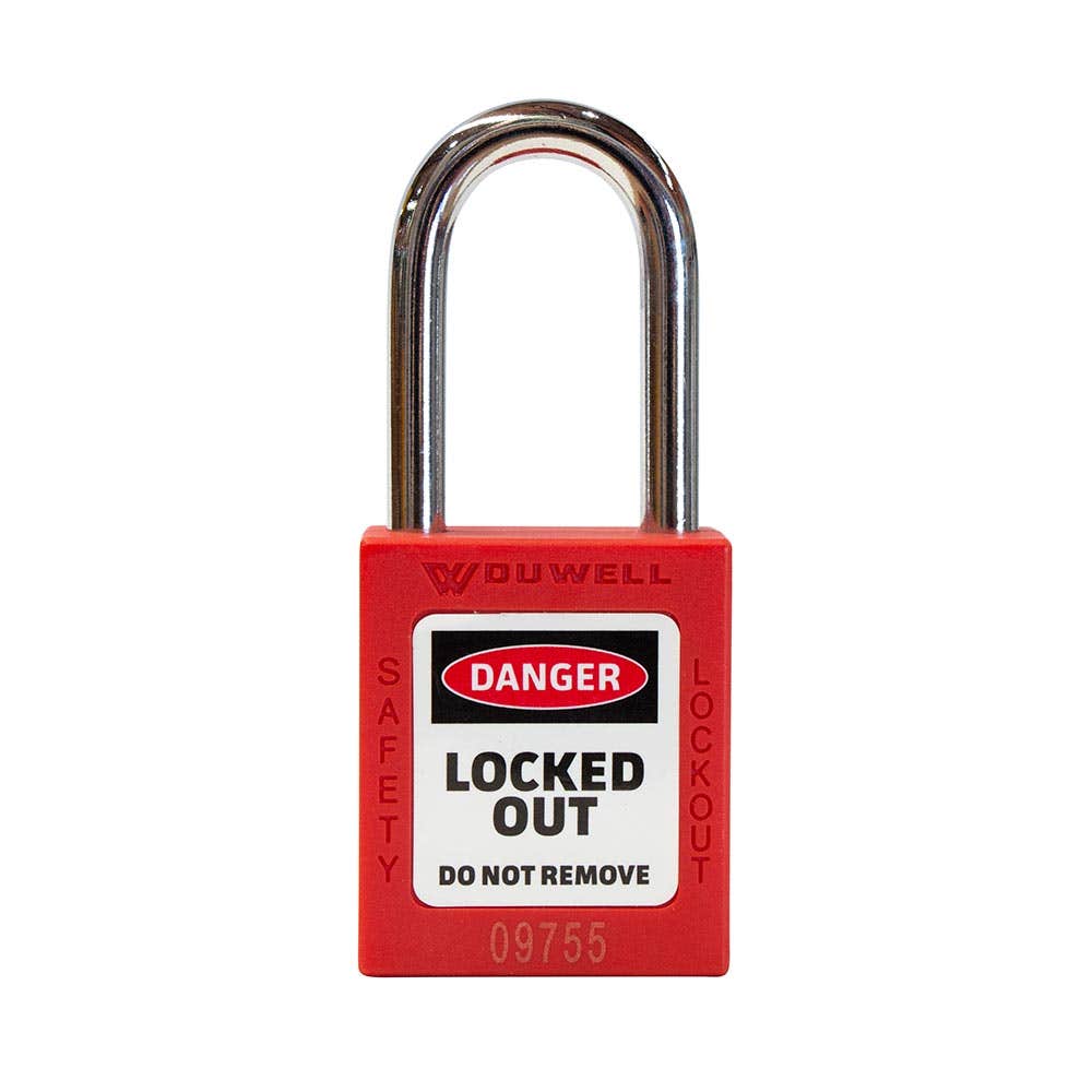 Lockout Safety Padlock Keyed Different Red 38/44mm 55075150 LOSPRED