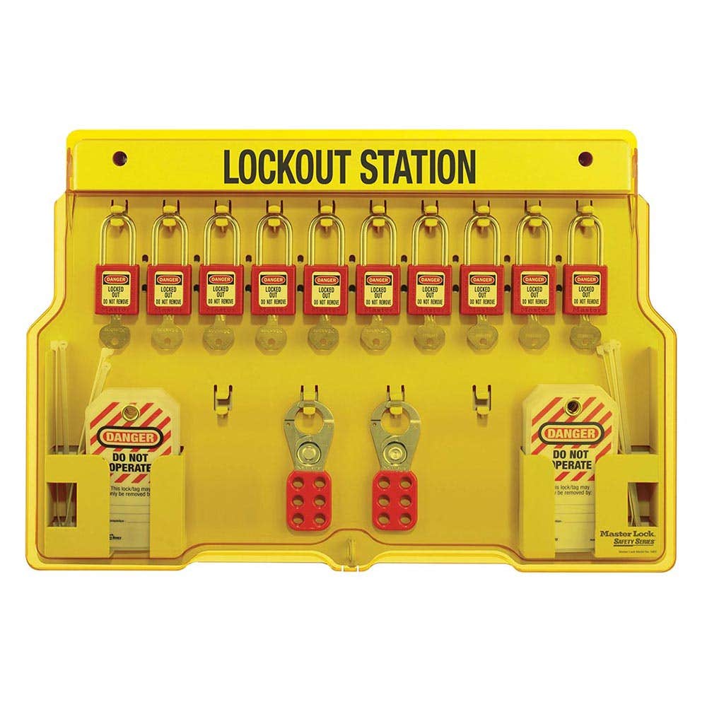 10 Lock Covered Station with Accessories 91018204 1483BP410