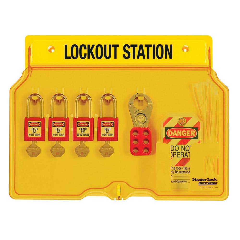 4 Lock Covered Station with Accessories 91018201 1482BP410