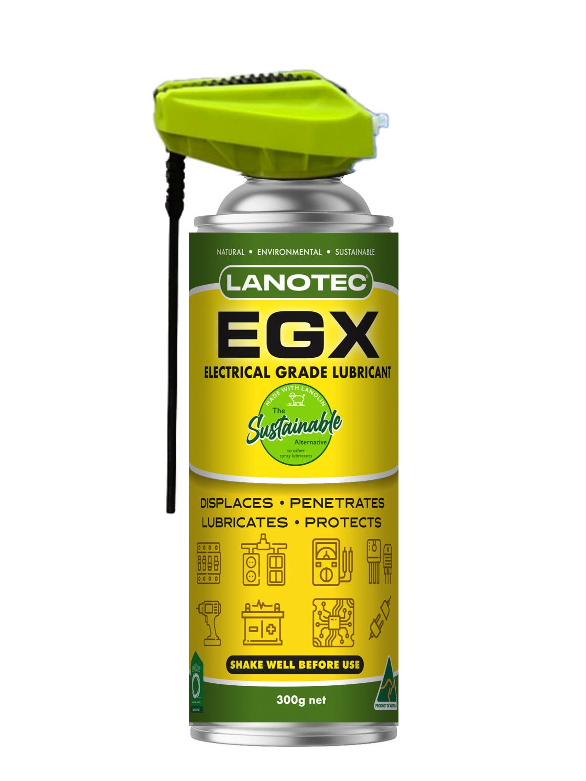 Electrical Grade Lubricant 300g Aerosol 40067206 EGX 0300